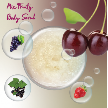 Mix Fruity Body Scrub สครับรวมผลไม้