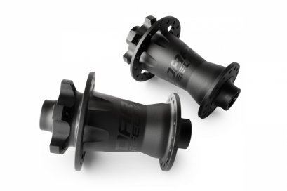 Dartmoor Hub Reel, front, 100x15/110x20mm, 32H, black anodized - REEL PRO Front Disc