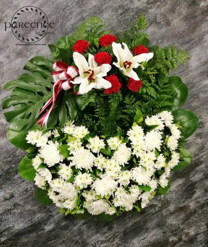 Medium8- พวงหรีด ขนาดกลาง