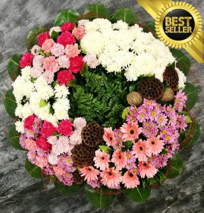 พวงหรีด ขนาดใหญ่-Large8