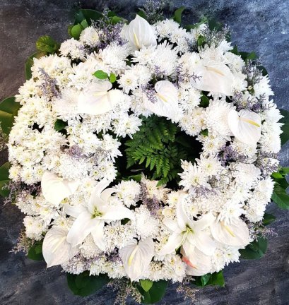 พวงหรีด ขนาดใหญ่-Large12