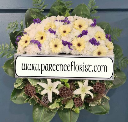 Medium plus3-พวงหรีด ขนาดกลาง+