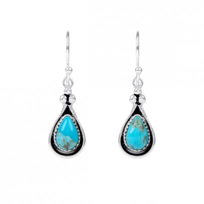 925 Sterling Silver Earrings with Turquoise