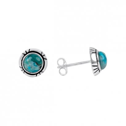 925 Sterling Silver Earrings with Turquoise