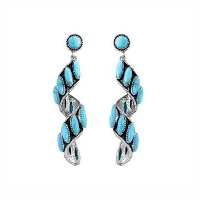 925 Sterling Silver Earrings with Turquoise