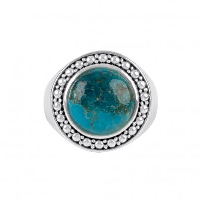 925 Sterling Silver Ring with Turquoise