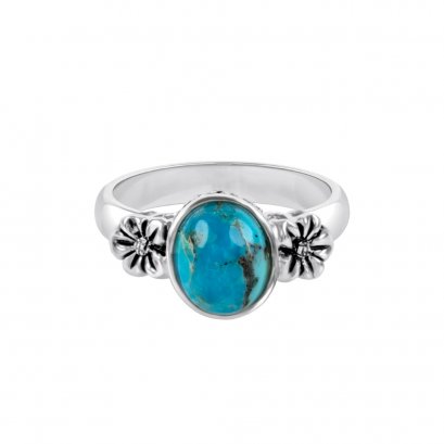 925 Sterling Silver Ring with Turquoise