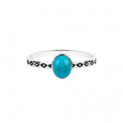 925 Sterling Silver Ring with Turquoise