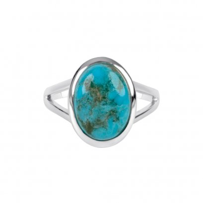 925 Sterling Silver Ring with Turquoise