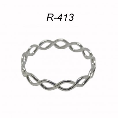 TINY WEAVE SILVER 925 RING