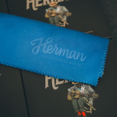 ผ้าเช็ดกีตาร์ Herman Suede Cloth Blue