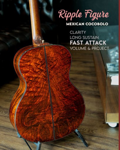 Custom 2026 European Cocobolo Ripple Figure