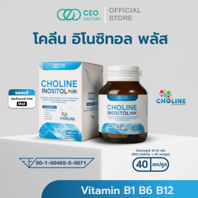 Choline Inositol Plus โคลีน อิโนซิทอล พลัส (CEOFactoryBrand)