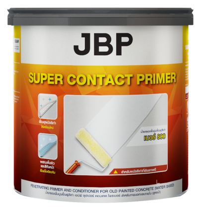 เจบีพี ซุปเปอร์ คอนแทค ไพรเมอร์ น้ำยารองพื้นปูนฟื้นฟูสีเก่า เบอร์ 800