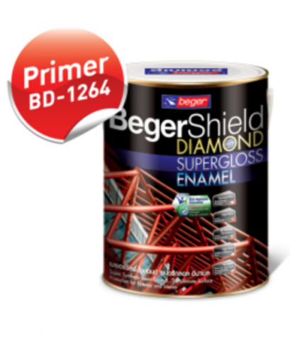 เบเยอร์ชิลด์ ไดมอนด์ สีรองพื้นกันสนิม #BD-1264 (สีส้ม)
