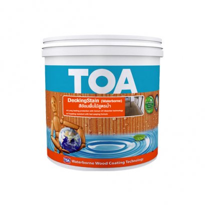 TOA4C-2 ทีโอเอ เดคกิ้งสเตน สูตรน้ำ ชนิดด้าน สำหรับภายนอก