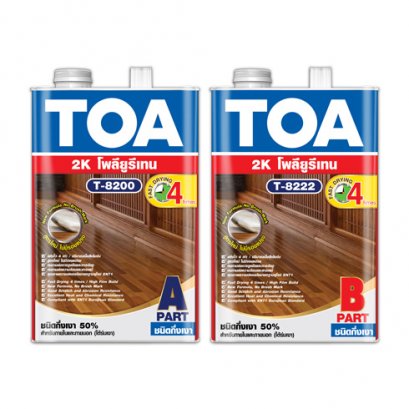 TOA4C-3 ทีโอเอ โพลียูรีเทน ชนิดกึ่งเงา ระบบ 2 ส่วน