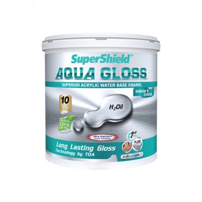 TOA8A-4 ซุปเปอร์ชิลด์ อะควา กลอส สีเคลือบเงา สูตรน้ำ