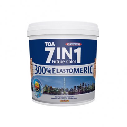 TOA8C-8 ทีโอเอ เซเว่น อิน วัน สีน้ำอะคริลิกยืดหยุ่นสูง (กึ่งเงา)