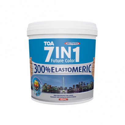 TOA8C-9 ทีโอเอ เซเว่น อิน วัน สีน้ำอะคริลิกยืดหยุ่นสูง (เนียน)