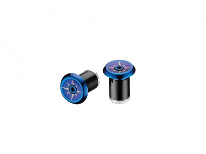 Premium VORTEX AL Bar End Plugs Aurora