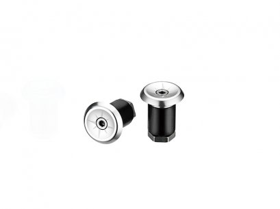 Premium VORTEX AL Bar End Plugs Silver