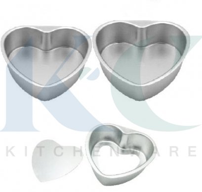 พิมพ์เค้กทรงหัวใจ (ถอดก้นได้)