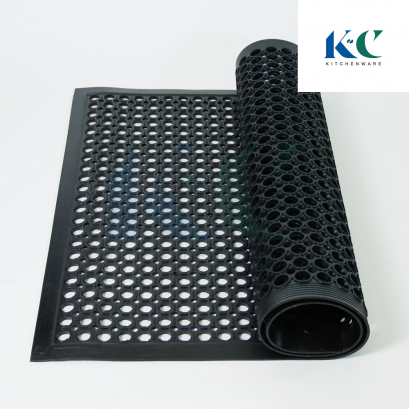 ยางปูพื้นกันลื่น สีดำ