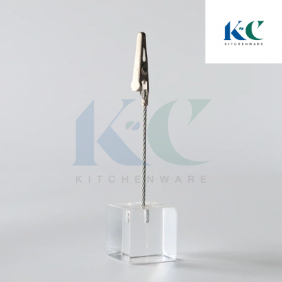 ที่หนีบป้ายเมนู/การ์ด - สี่เหลี่ยม