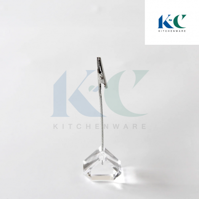 ที่หนีบป้ายเมนู/การ์ด - สามเหลี่ยม