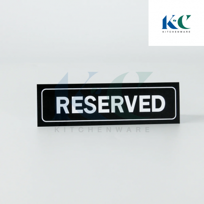 ป้ายจองโต๊ะ พับได้ Reserved sign