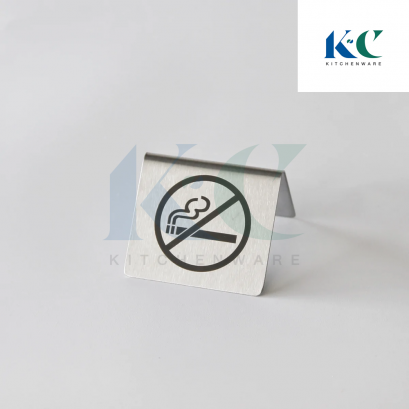ป้ายห้ามสูบบุหรี่ แบบตั้งโต๊ะ No Smoking Sign