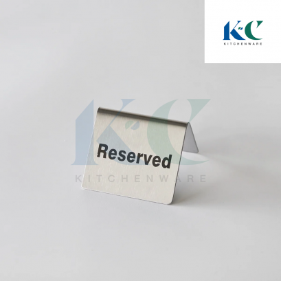 ป้ายจองโต๊ะ ตั้งโต๊ะ Reserved Sign