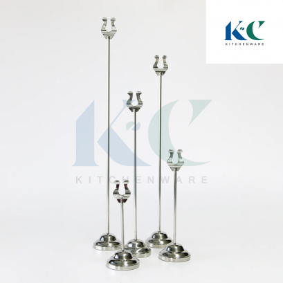 ที่เสียบเมนูสแตนเลส Deluxe number stand