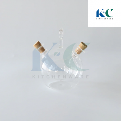ขวดใส่น้ำมัน,ซอสเปรี้ยว &quot;วงกลม&quot; Oil &amp; Vinegar Cruets