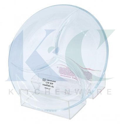 จานออเดิร์ฟแก้ว 3 ช่อง