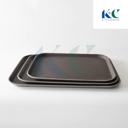 Rectangular Non-Skid Trays - PP Plastic