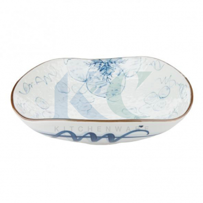 ชามซาชิมิลายองุ่น 9 นิ้ว