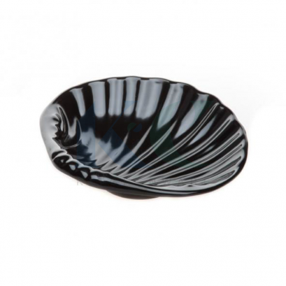จานหอยเชลล์ดำ 6 นิ้ว