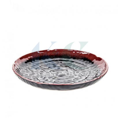 จานคัทซึด้ง โทนน้ำตาล 10.25 นิ้ว