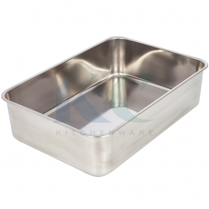 กล่องสเตนเลสเก็บปลา 34 ซม. (18-8)