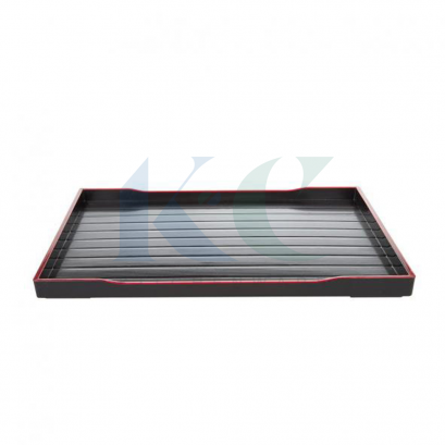 ถาดมีร่องดำ 35.5X25.5 ซม.