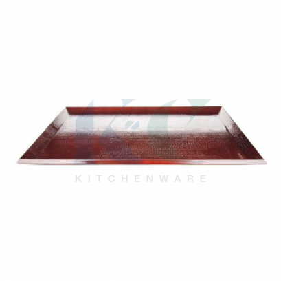 ถาดลายไม้น้ำตาล 42X30.7 ซม. (กันลื่น)