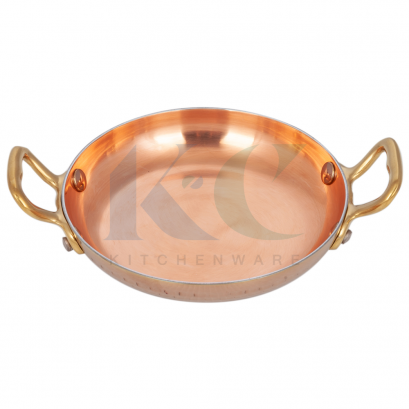 กระทะทองแดง 2 หู 12 ซม.