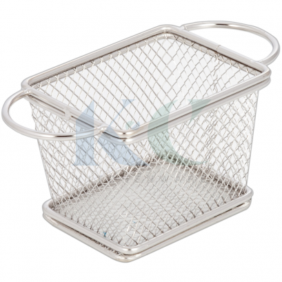 ตะกร้าสเตนเลส 2 หู 10X8X7.5 ซม.