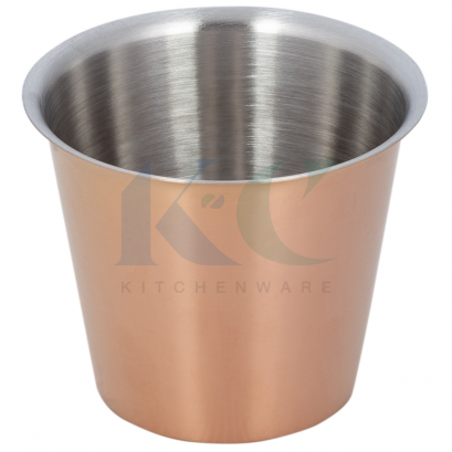 กระป๋องสเตนเลสสีทองแดง 10.6 ซม.