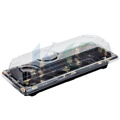 ชุดกล่องใส่ซูชิฮานะ 22.5 ซม. (50 ชุด)