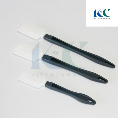 ไม้พาย ทนความร้อน แบบแบน ด้ามเทา