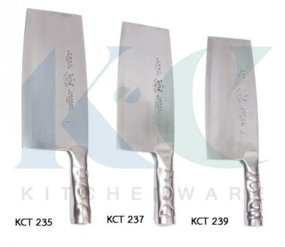 มีดปังตอสแตนเลส ตราสิงโตคู่