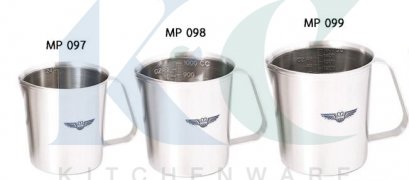 โถใส่นมสแตนเลส มีสเกล